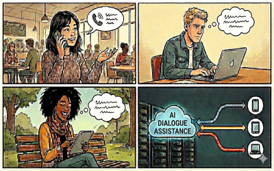 The Future of Educational Dialogue: With AI at the Table